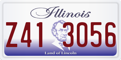 IL license plate Z413056