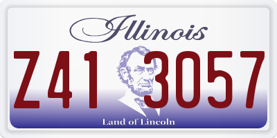 IL license plate Z413057