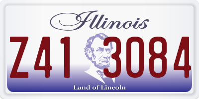IL license plate Z413084