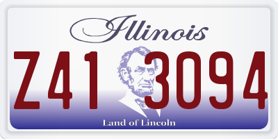 IL license plate Z413094
