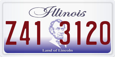 IL license plate Z413120