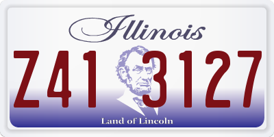 IL license plate Z413127