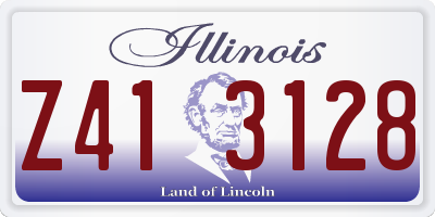 IL license plate Z413128