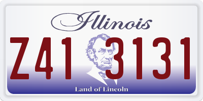 IL license plate Z413131
