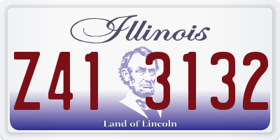 IL license plate Z413132