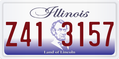 IL license plate Z413157