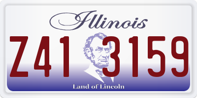 IL license plate Z413159