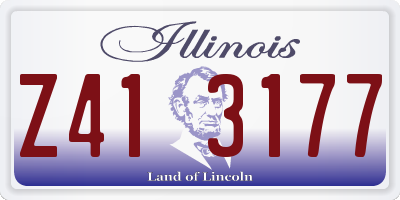 IL license plate Z413177
