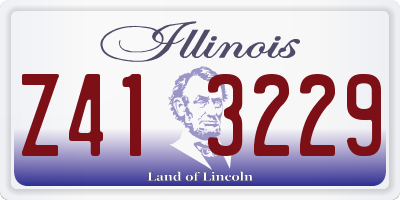 IL license plate Z413229