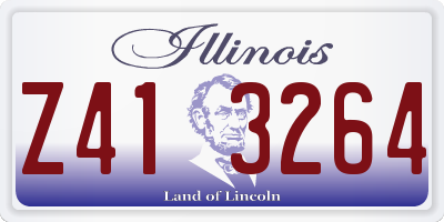 IL license plate Z413264