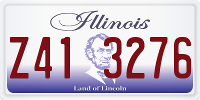 IL license plate Z413276