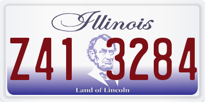 IL license plate Z413284