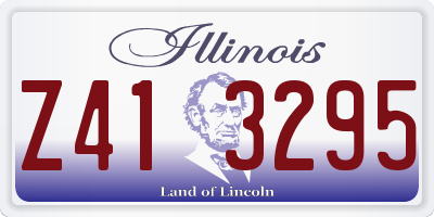 IL license plate Z413295