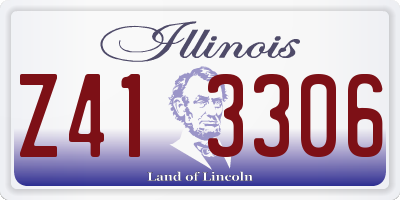 IL license plate Z413306