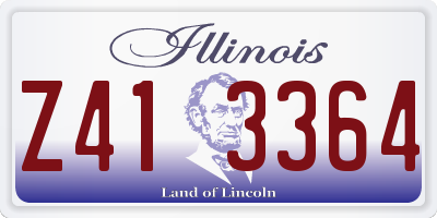 IL license plate Z413364