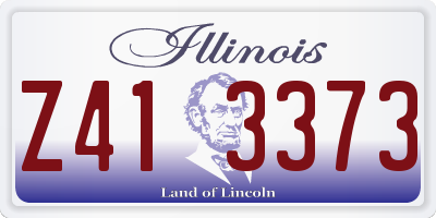 IL license plate Z413373