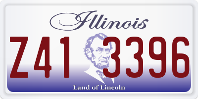 IL license plate Z413396