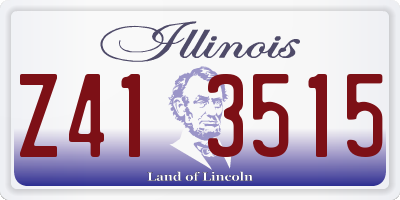 IL license plate Z413515