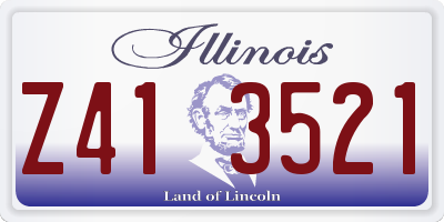 IL license plate Z413521