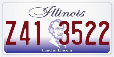 IL license plate Z413522