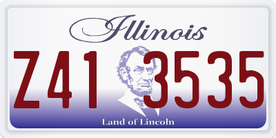 IL license plate Z413535
