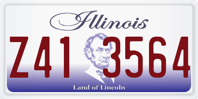 IL license plate Z413564