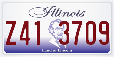 IL license plate Z413709