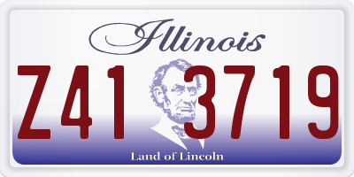 IL license plate Z413719