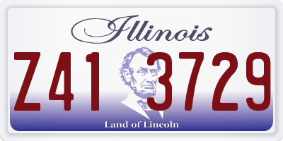 IL license plate Z413729