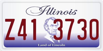 IL license plate Z413730