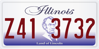 IL license plate Z413732
