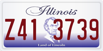 IL license plate Z413739