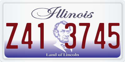 IL license plate Z413745