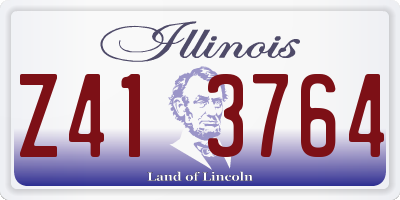 IL license plate Z413764