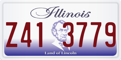 IL license plate Z413779