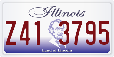 IL license plate Z413795