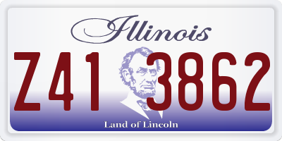 IL license plate Z413862