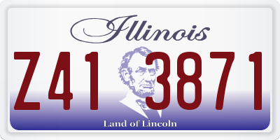 IL license plate Z413871