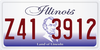 IL license plate Z413912