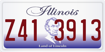 IL license plate Z413913