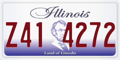 IL license plate Z414272