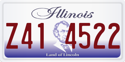 IL license plate Z414522