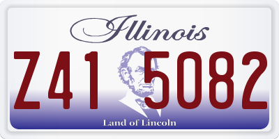 IL license plate Z415082