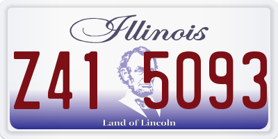 IL license plate Z415093