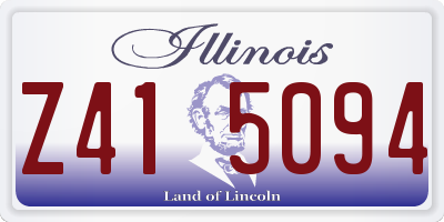 IL license plate Z415094