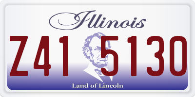 IL license plate Z415130