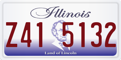 IL license plate Z415132