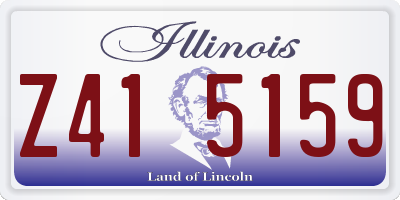 IL license plate Z415159