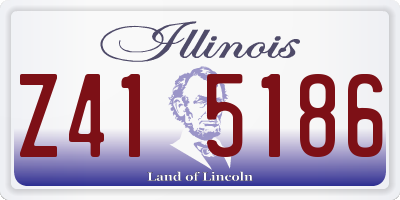 IL license plate Z415186