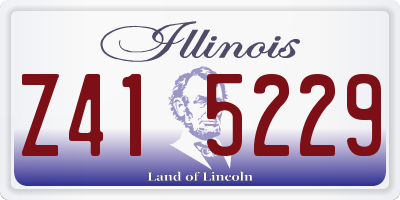 IL license plate Z415229